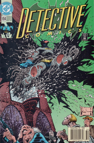 Cover for Detective Comics (DC, 1937 series) #654 [Newsstand]
