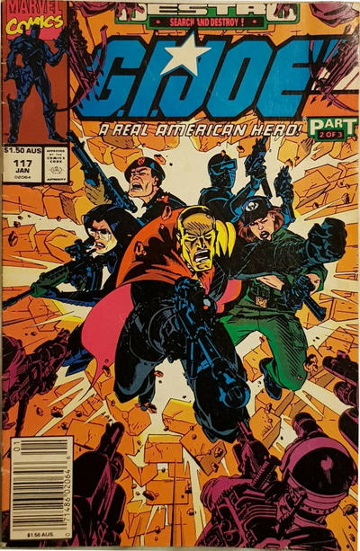 Cover for G.I. Joe, A Real American Hero (Marvel, 1982 series) #117 [Australian]