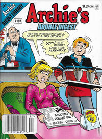 Cover for Archie's Double Digest Magazine (Archie, 1984 series) #187 [Canadian]