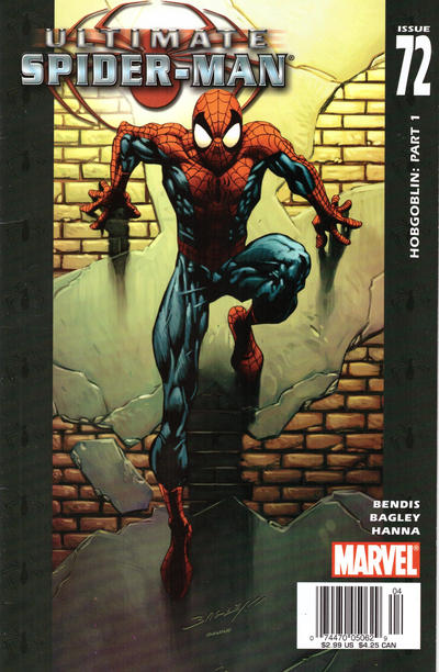 Cover for Ultimate Spider-Man (Marvel, 2000 series) #72 [Newsstand]