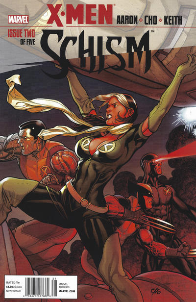 Cover for X-Men: Schism (Marvel, 2011 series) #1 [Newsstand]