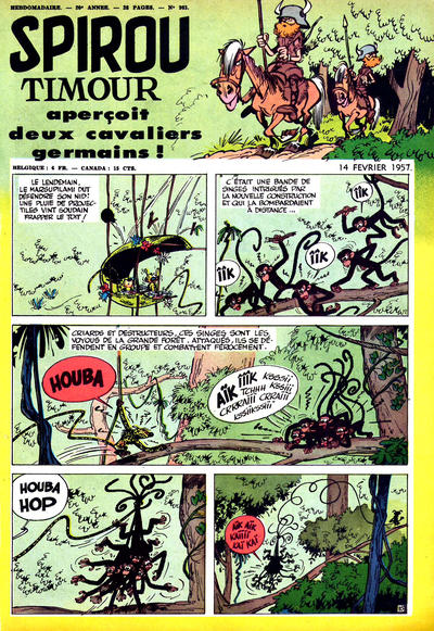 Cover for Spirou (Dupuis, 1947 series) #983