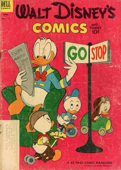 Cover for Walt Disney's Comics and Stories (Dell, 1940 series) #v13#7 (151) [Subscription Box Variant]