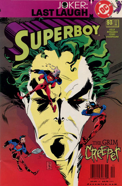 Cover for Superboy (DC, 1994 series) #93 [Newsstand]