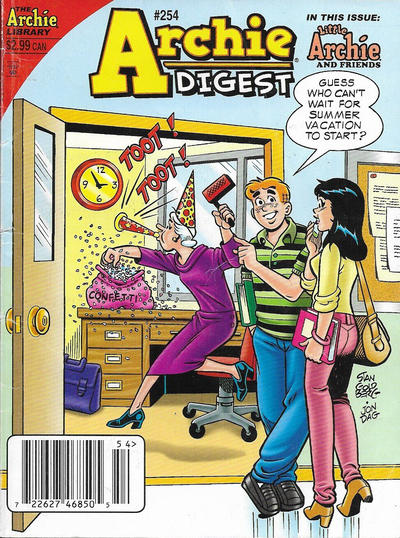 Cover for Archie Comics Digest (Archie, 1973 series) #254 [Canadian]