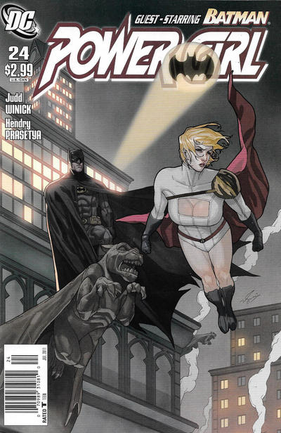Cover for Power Girl (DC, 2009 series) #24 [Newsstand]