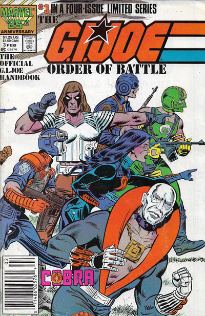 Cover for The G.I. Joe Order of Battle (Marvel, 1986 series) #3 [Newsstand]