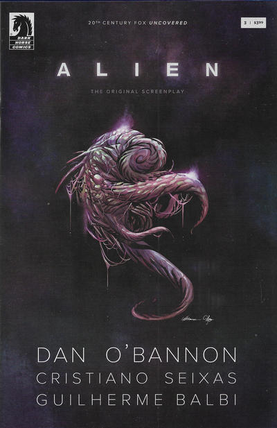 Cover for Alien: The Original Screenplay (Dark Horse, 2020 series) #3 [Walter Simonson Cover]