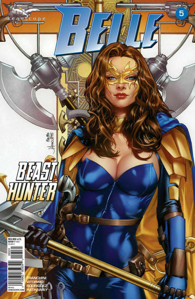 Cover for Belle: Beast Hunter (Zenescope Entertainment, 2018 series) #5 [Cover C - Jay Anacleto / Ula Mos]