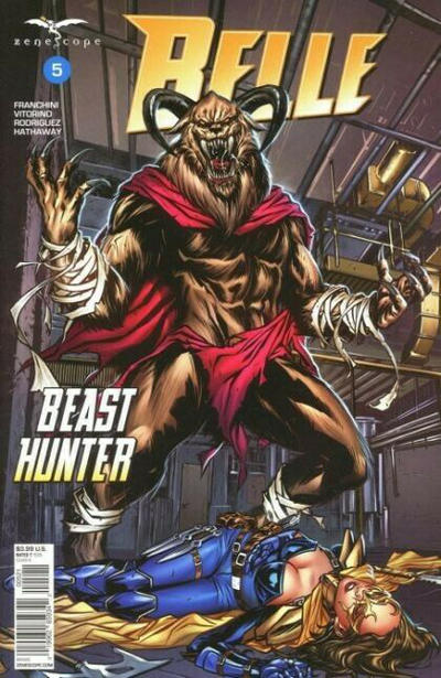 Cover for Belle: Beast Hunter (Zenescope Entertainment, 2018 series) #5 [Cover B - Riveiro / Ula Mos]