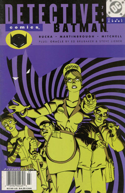 Cover for Detective Comics (DC, 1937 series) #758 [Newsstand]