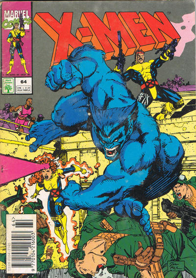 Cover for X-Men (Editora Abril, 1988 series) #64