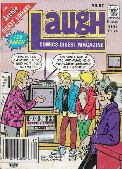 Cover for Laugh Comics Digest (Archie, 1974 series) #87 [Canadian]