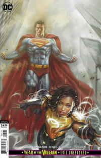 Cover Thumbnail for Action Comics (DC, 2011 series) #1015 [Lucio Parrillo Cardstock Variant Cover]