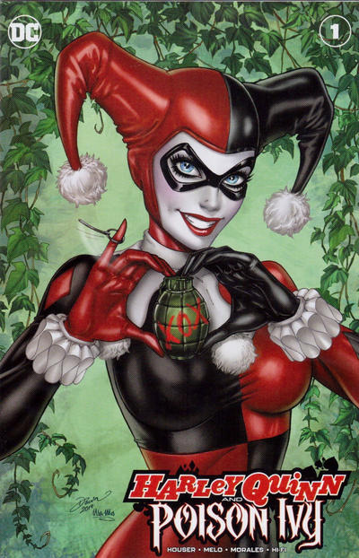 Cover for Harley Quinn & Poison Ivy (DC, 2019 series) #1 [Comics Elite Dawn McTeigue Cover]