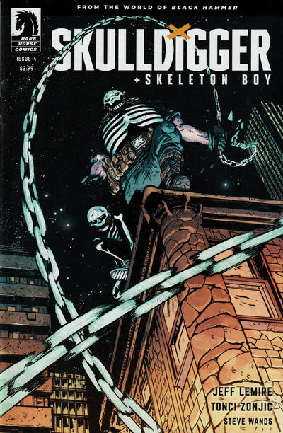 Cover for Skulldigger and Skeleton Boy (Dark Horse, 2019 series) #4 [Daniel Warren Johnson Cover]