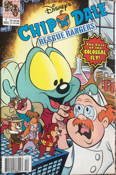 Cover for Chip 'n' Dale Rescue Rangers (Disney, 1990 series) #7 [Newsstand]