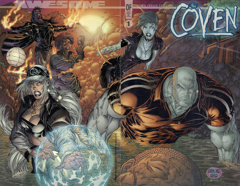 Cover for The Coven (Awesome, 1999 series) #1 [Wraparound]