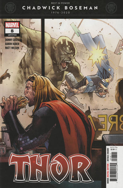 Cover for Thor (Marvel, 2020 series) #8 (734) [Olivier Coipel]