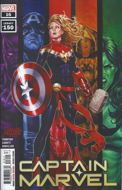 Cover for Captain Marvel (Marvel, 2019 series) #16 (150)