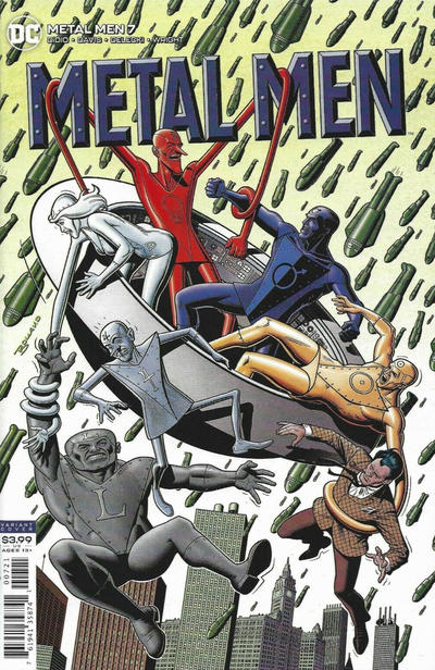 Cover for Metal Men (DC, 2019 series) #7 [Brian Bolland Cover]