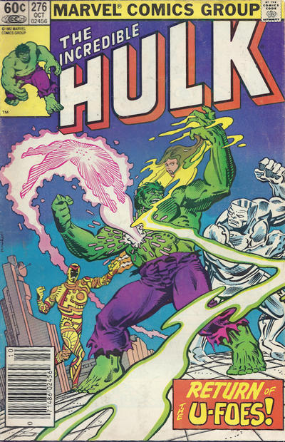 Cover for The Incredible Hulk (Marvel, 1968 series) #276 [Newsstand]
