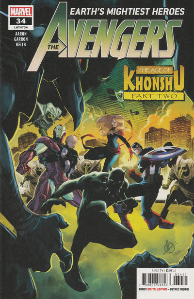 Cover for Avengers (Marvel, 2018 series) #34 (734)