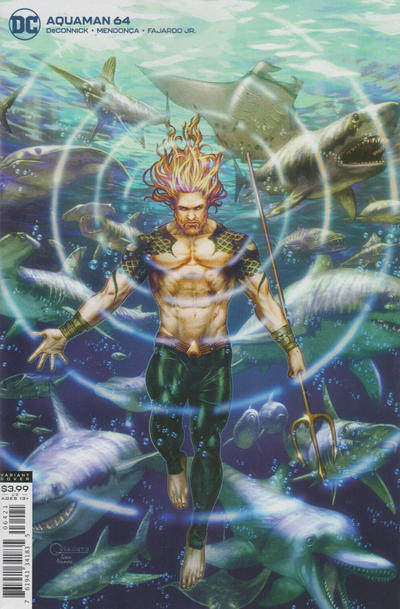 Cover for Aquaman (DC, 2016 series) #64 [Gilbert Vigonte Variant Cover]