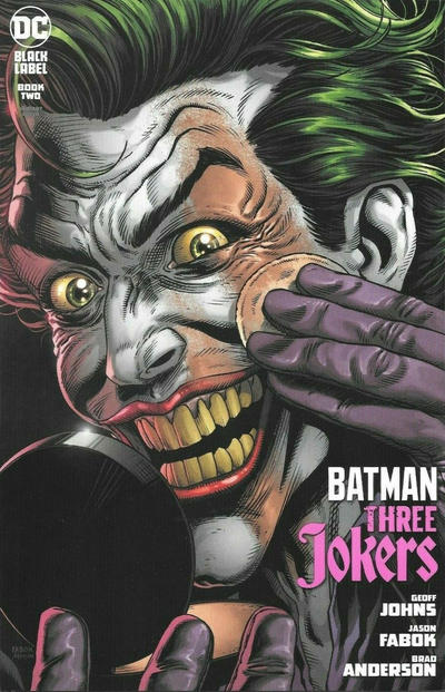 Cover for Batman: Three Jokers (DC, 2020 series) #2 [Jason Fabok Joker Applying Makeup Variant Cover]