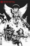 Cover for Dark Nights: Death Metal (DC, 2020 series) #1 [Greg Capullo & Jonathan Glapion Midnight Party Black & White Variant Cover]