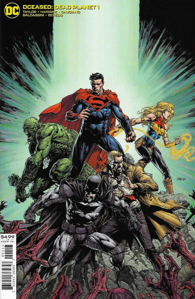 Cover for DCeased: Dead Planet (DC, 2020 series) #1 [Third Printing David Finch Minimal Trade Dress Cover]