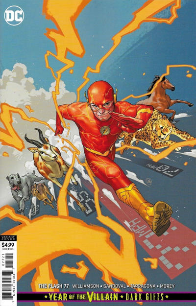 Cover for The Flash (DC, 2016 series) #77 [Yasmine Putri Cardstock Variant Cover]