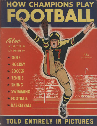 Cover for How Champions Play Football (Street and Smith, 1948 series) 