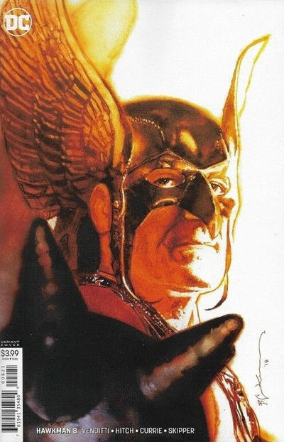 Cover for Hawkman (DC, 2018 series) #8 [Bill Sienkiewicz Variant Cover]