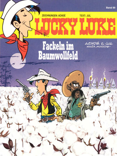 Cover for Lucky Luke (Egmont Ehapa, 1977 series) #99 - Fackeln im Baumwollfeld