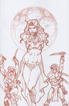 Cover Thumbnail for Dejah Thoris (2019 series) #2 [Limited Edition Martian Red Cover Joseph Michael Linsner]