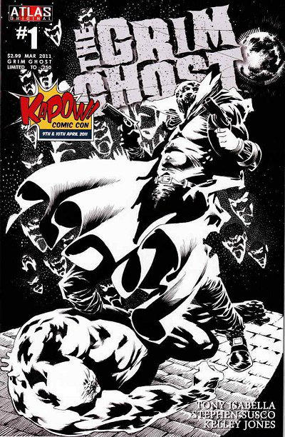 Cover for Grim Ghost (Ardden Entertainment, 2010 series) #1 [Kapow! Comic Con]