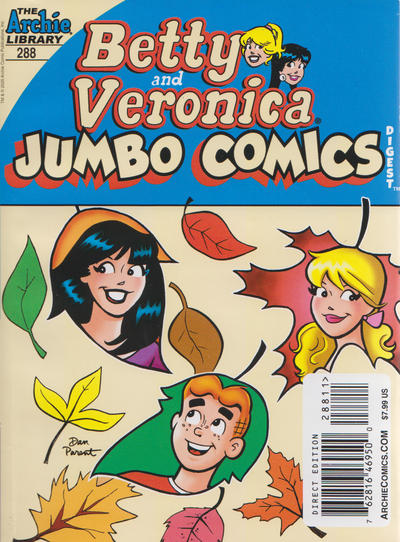 Cover for Betty and Veronica Double Digest Magazine (Archie, 1987 series) #288