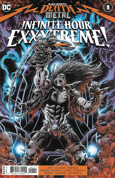 Cover for Dark Nights: Death Metal Infinite Hour Exxxtreme! (DC, 2021 series) #1 [Kyle Hotz Cover]
