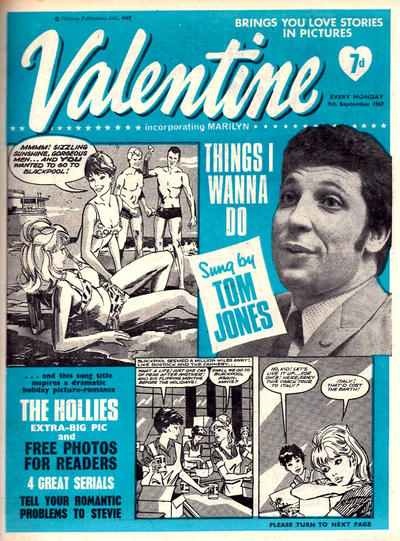 Cover for Valentine (IPC, 1957 series) #9 September 1967