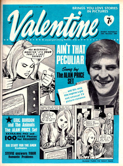 Cover for Valentine (IPC, 1957 series) #14 October 1967