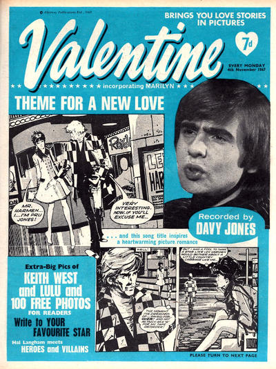 Cover for Valentine (IPC, 1957 series) #4 November 1967