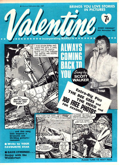 Cover for Valentine (IPC, 1957 series) #18 November 1967