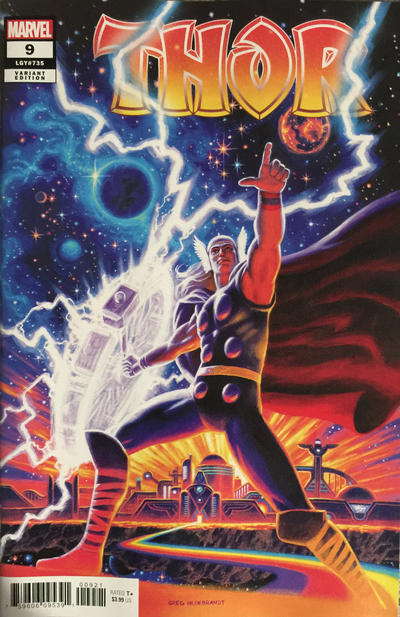 Cover for Thor (Marvel, 2020 series) #9 (735) [Greg Hildebrandt Variant]