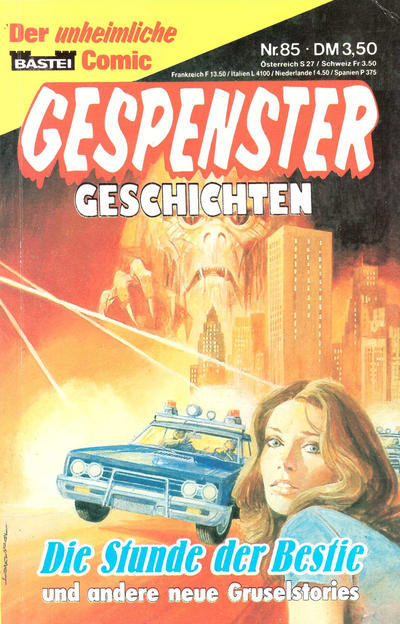 Cover for Gespenster Geschichten (Bastei Verlag, 1980 series) #85