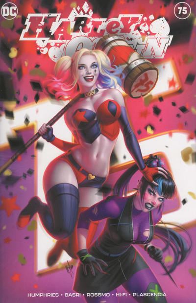 Cover for Harley Quinn (DC, 2016 series) #75 [KRS Comics Exclusive Warren Louw Cover]