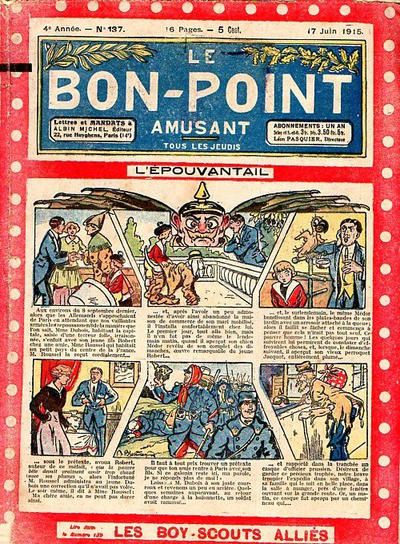 Cover for Le Bon point (Albin Michel, 1912 series) #137