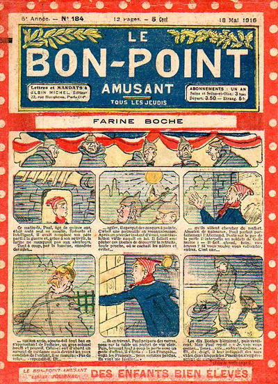 Cover for Le Bon point (Albin Michel, 1912 series) #184