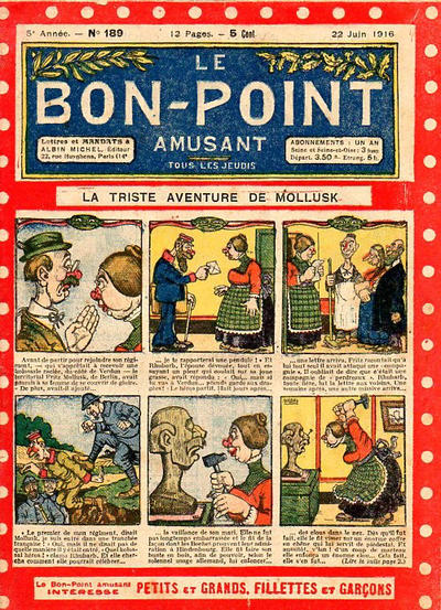Cover for Le Bon point (Albin Michel, 1912 series) #189
