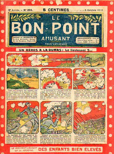 Cover for Le Bon point (Albin Michel, 1912 series) #204